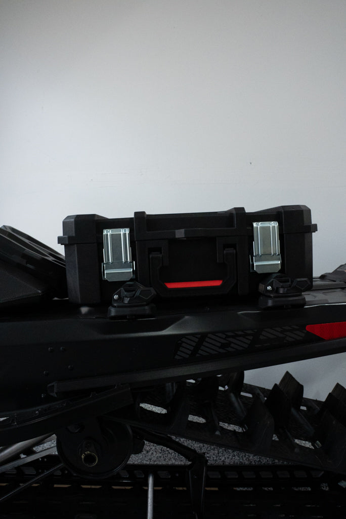 Tunnel Tote side shot storage for snowmobile linQ mounts