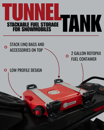 Tunnel Tank - Stackable LinQ Fuel Storage For Your Snowmobile